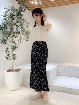 flowerさん（レディース・161cm）の夏コーディネート