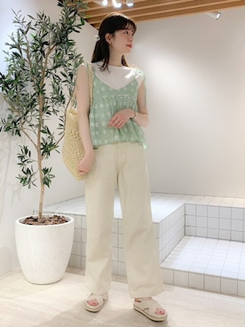 flowerさん（レディース・161cm）の夏コーディネート