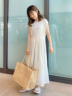 flowerさん（レディース・154cm）の夏コーディネート