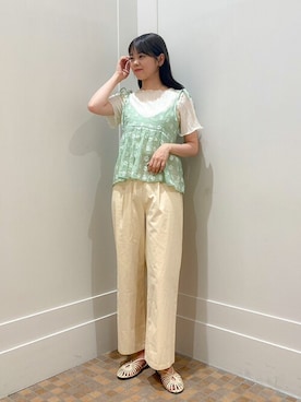 flowerさん（レディース・164cm）の夏コーディネート