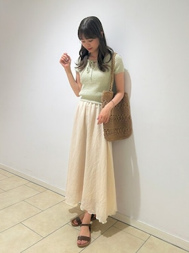 flowerさん（レディース・164cm）の夏コーディネート