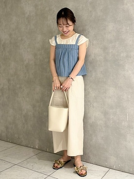 flowerさん（レディース・156cm）の夏コーディネート