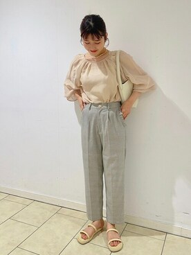 flowerさん（レディース・157cm）の夏コーディネート