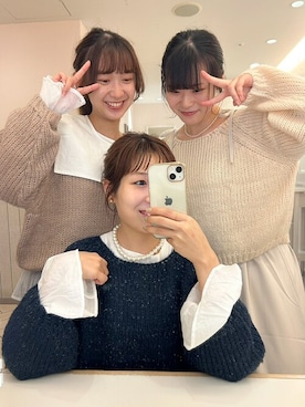 「ゆるニット」｜「アイテム（ワンピース/ドレス）」を使った、flowerさん（レディース・155cm）の秋コーディネート