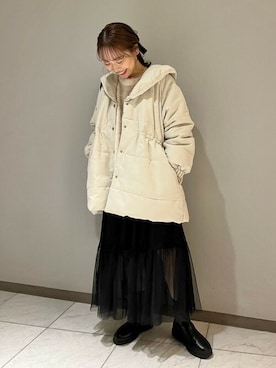 flowerさん（レディース・156cm）の冬コーディネート