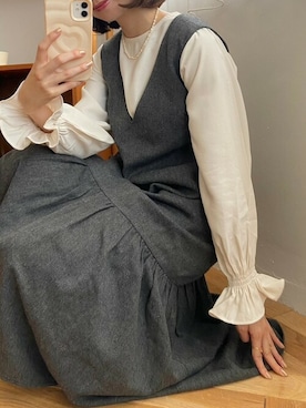 flowerさん（レディース・160cm）の冬コーディネート