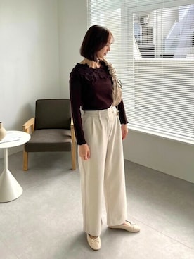 flowerさん（レディース・160cm）の冬コーディネート