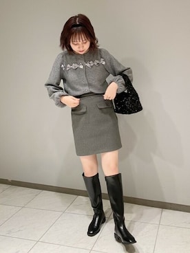 flowerさん（レディース・160cm）の冬コーディネート