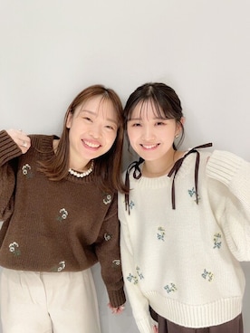 flowerさん（レディース・154cm）の冬コーディネート