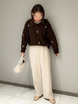 flowerさん（レディース・156cm）の冬コーディネート