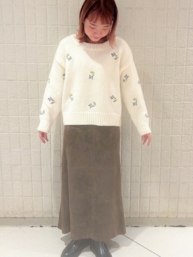 flowerさん（レディース・155cm）の冬コーディネート