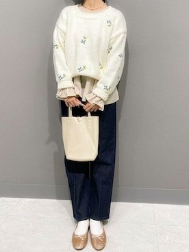 flowerさん（レディース・158cm）の冬コーディネート