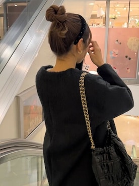 「大人ガーリー」｜「アイテム（ムートンコート）」を使った、flowerさん（レディース・164cm）の冬コーディネート