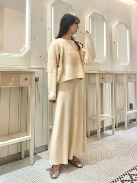 flowerさん（レディース・156cm）の冬コーディネート