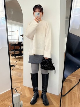 flowerさん（レディース・157cm）の冬コーディネート