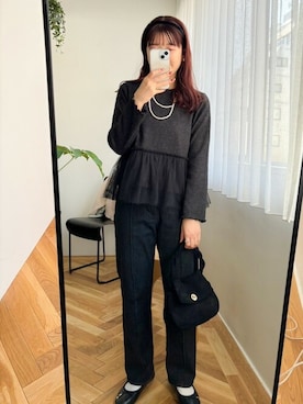 flowerさん（レディース・157cm）の冬コーディネート