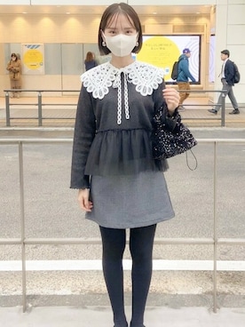 flowerさん（レディース・160cm）の冬コーディネート