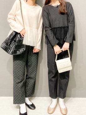 flowerさん（レディース・158cm）の冬コーディネート