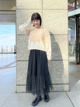 flowerさん（レディース・162cm）の冬コーディネート