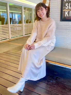 flowerさん（レディース・154cm）の冬コーディネート