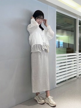 flowerさん（レディース・161cm）の春コーディネート