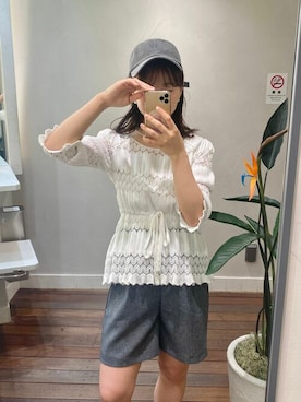 flowerさん（レディース・156cm）の夏コーディネート