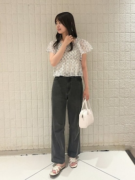 flowerさん（レディース・164cm）の夏コーディネート