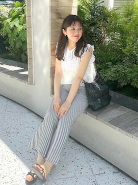 flowerさん（レディース・157cm）の夏コーディネート