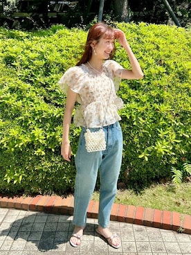 flowerさん（レディース・154cm）の夏コーディネート