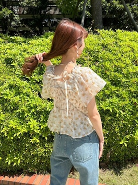 flowerさん（レディース・154cm）の夏コーディネート