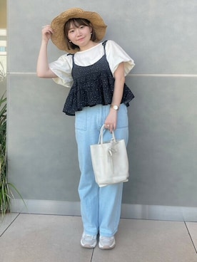 flowerさん（レディース・146cm）の夏コーディネート
