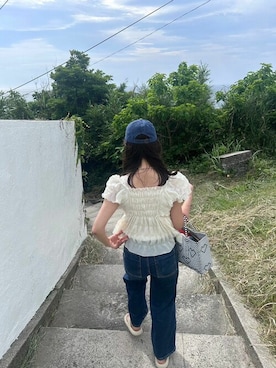 flowerさん（レディース・156cm）の夏コーディネート