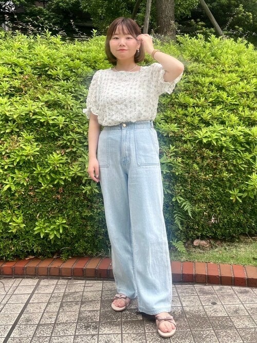 花刺繍デニムパンツ – ONE PEACE ONLINE