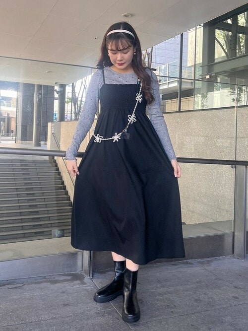 ナチュラルキャミワンピース3（ワンピース）｜flower（フラワー）の