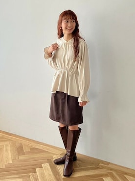 flowerさん（レディース・154cm）の秋コーディネート