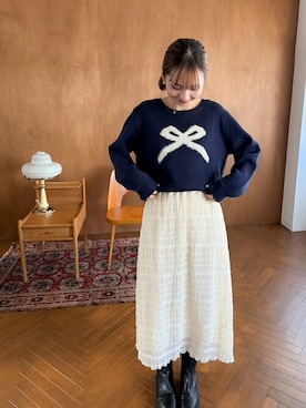 flowerさん（レディース・160cm）の冬コーディネート