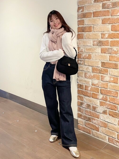 flower ペタルデニムパンツ ネイビー S petal denim pants～ﾍﾟﾀﾙﾃﾞﾆﾑﾊﾟﾝﾂ | flower／フラワー公式通販