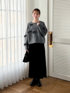 flowerさん（レディース・160cm）の冬コーディネート