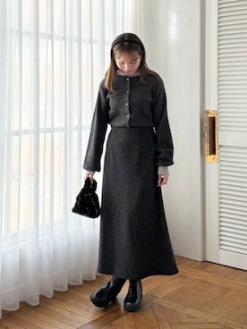 flowerさん（レディース・160cm）の冬コーディネート