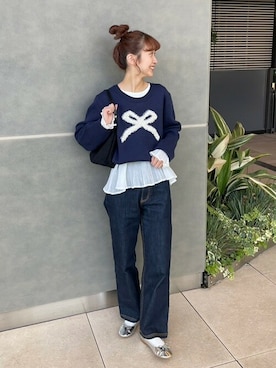 flowerさん（レディース・154cm）の冬コーディネート