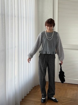 flowerさん（レディース・154cm）の冬コーディネート