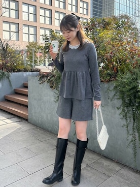 flowerさん（レディース・164cm）の冬コーディネート