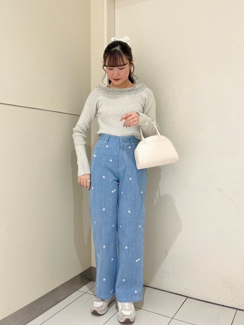 Rian de famille(pf必読専用レオナールニットセット Front Ribbon Knit Set Up/フロントリボンニットセットアップ