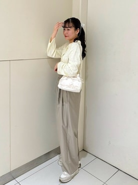 flowerさん（レディース・161cm）の春コーディネート