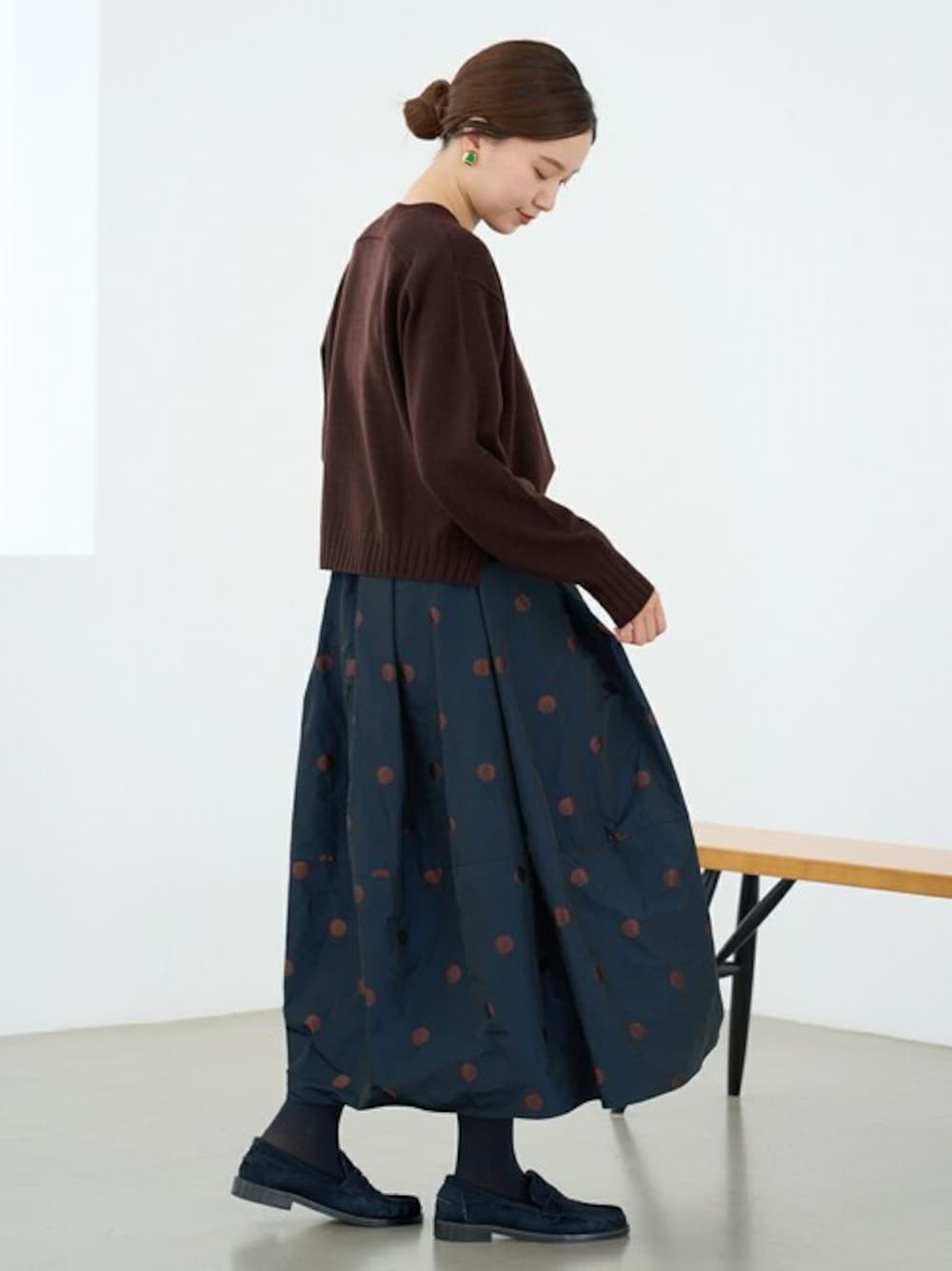 IENA（イエナ）の「ドットタフタスカート（スカート）」 - WEAR