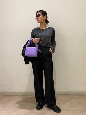 「SHIPS any（シップス エニィ）のアイテム（MA-1）」を使った、カーンさん（レディース・158cm）の夏コーディネート