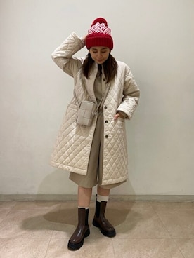 「SHIPS any（シップス エニィ）のアイテム（その他アウター）」を使った、カーンさん（レディース・158cm）の秋コーディネート