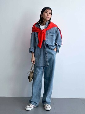 SALOON STAFFさん（レディース・157cm）の春コーディネート