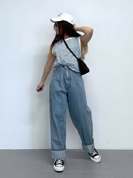 SALOON STAFFさん（レディース・150cm）の春コーディネート