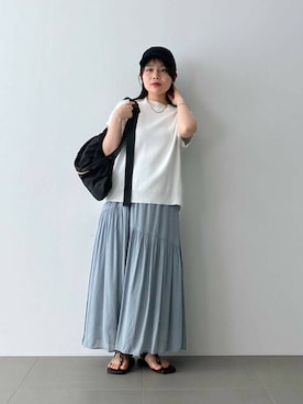 「COBRA CAPS（コブラキャップス）のアイテム」を使った、SALOON STAFFさん（レディース・150cm）の春コーディネート